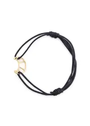 Aliita Croissant Cord Bracelet - Dark Blue ONE SIZE