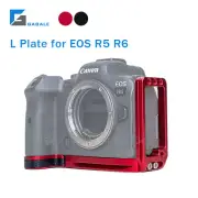 RED GABALE L-Plate Quick Release L Plate Bracket Grip For Canon EOS R5 R6 Camera