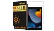 iPad 9th 8th 7th Generation Tempered Glass Screen Protector Ultra Clear 2 Pack