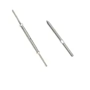 1/8" Lag Stud Swage and Swage Tensioner w Lag Screw Combo Stainless Steel 316
