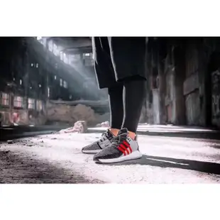 韓国代购正品 假一賠十預購 Overkill x Adidas EQT Support93/17 BY2913 黑灰紅三線男鞋