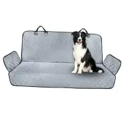 Bench Car Seat Cover for Dogs,Waterproof & Scratchproof Back Seat Covers Grey