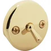 Do it Two-Hole Polished Brass Bath Drain Face Plate 485098 SIM Supply, Inc.