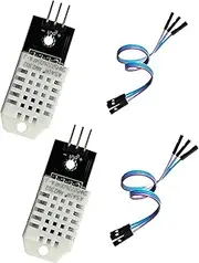 A-DIGISHUO 2Pcs DHT22 Digital Temperature and Humidity Sensor Module | AM2302 Temperature and Humidity Monitoring Sensor | Used for DIY Replacement of SHT11 and SHT15 in Arduino Electronic Practice