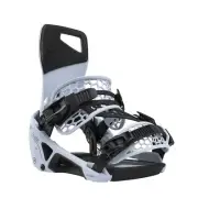 Nidecker Supermatic Step-In Automatic Snowboard Binding, Cannon Blue, Medium MY2