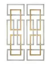 Set of 2 Uttermost Aerin Geometric Wall Art