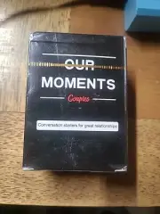 OUR MOMENTS Couples Card Game Conversation Starters for Great Relationship Board