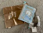 Disney X Aldo Cinderella Storybooktwo Clutche Light Blue Bag NWT + dust cover