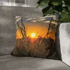 CUSHION COVER PILLOW CASE|BEAUTIFUL SUNSET ON WHEATFIELD #2