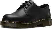 [Dr. Martens] Unisex 1461 3-Eye Lace-Up Smooth Leather Oxford Shoe, Black