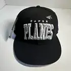 ROC NATION SNAPBACK OLD SCHOOL BLACK HAT PAPER PLANES PIN JAY-Z Fitted 7 1/4 NEW