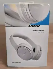 Bose QuietComfort Wireless Over-Ear Active Noise Canceling Headphones (White)