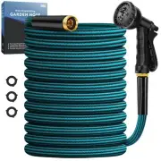 Garden Hose 50ft, Non-Expanding Water Hose Ultra Lightweight, Kink-Free, Stur...