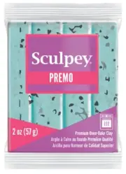 Premo Sculpey Polymer Clay 2oz-Turquoise Granite