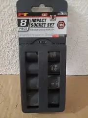 Performance Tool 8 Piece SAE Impact Socket Set 3/8" Drive M588DB
