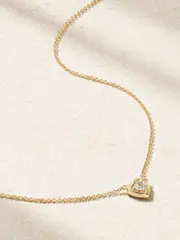 [STONE AND STRAND] STONE AND STRAND - Tie The Knot 10-karat Gold Diamond Necklace - One size One size Gold