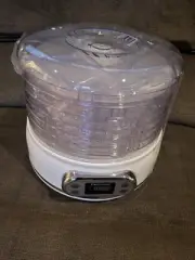 6 Trays Food Dehydrator for Beef Jerky,Fruit,Meat,Flowers,Herbs, 400W with Timer