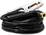 UNIMIG 4m Earth and Arc Welding Lead Set, Cable + Clamp + Electrode Holder, 16mm|10/25