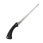 Compact Garden Saw with Wooden Handle for Pruning Shrubs and Flowers