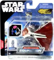 Star Wars Micro Galaxy Squadron 3" ASAJJ VENTRESS GINIVEX STARFIGHTER #0011