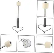 ERINGOGO 1Pc Wool Felt Drum Mallet with Plastic Handle for Snare Drum Comfortable and Durable Percussion Instrument Accessory for Musicians