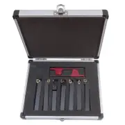 7 Pc 3/8'' Indexable Carbide Turning Tool Set SCLCL SDJCR SWGCR SDNCN MGEHR SER