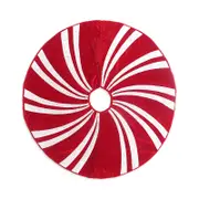 Sudha Pennathur Candy Cane Tree Skirt, 36