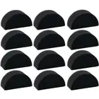 12pcs Half Round Face Paint Sponges Half Moon Shaped Sponges Face Body