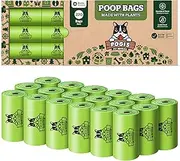 Pogi's Compostable Dog Poop Bags - 18 Rolls (270 Bags) - Leak-Proof, Extra-Large, Plant-based, ASTM D6400, EN 13432 Certified Poop Bags for Dogs