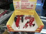 Slik Toy Tractor Farm Set NIB 9910 Cast Metal Farm Implements