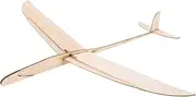 YARNOW Wooden Hand Launch Glider Airplane for Boys and Girls Adults Handmade Model Kit Stable Flight Long Glide Distance