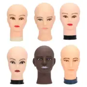 Bald Mannequin Head Headwear Display Prop Cosmetology Multipurpose Manikin Head