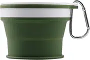 Reusable Portable Cup - Reusable Silicone Foldable Mug Folding Cup - Camping Cup Leak Proof Expandable Drinking Cup for Hiking & Camping