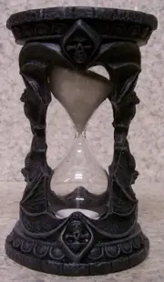 Hourglass Sand Timer Halloween Flying Bats NEW 5 minute boiled egg