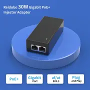 Gigabit POE Injector Adapter 30W, IEEE 802.3 Af/At Compliant, Converts Non-Poe t