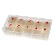 500 Pcs Nail Art Supplies False Toe Nails Artificial Nail Tips Clear Nail Tips