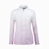 在飛比找momo購物網優惠-【PLAYBOY GOLF】女款抽象漸層字母薄風衣外套-粉紅