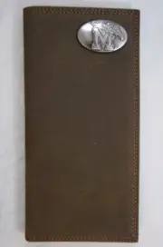ZEP-PRO NCAA Memphis Tigers Crazy Horse Leather Long Roper WALLET ONLY NO BOX
