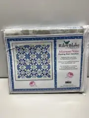 Riley Blake Afternoon Picnic Floating Stars Variation Quilt Kit 60” x 60”