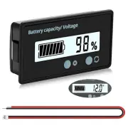 Battery Capacity Voltmeter Meter Monitor, Lead-acid Lithium Li-ion Battery Meter