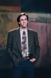 Comedian Mike Larsen Performs On Leno 1995 Old Television Photo 2