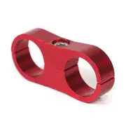 An12 Automotive 2-Hole High Pressure Fixing Clip Car Tubing Clamp Aluminum Alloy Separator Random Delivery
