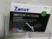 Zonet Modem Zfm5621Lt 56K V.92 Fax Modem Lucent Chipset by ZONET Networking