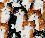CALICO CATS CAT LOVER COMPUTER MOUSE PAD 9 x 7