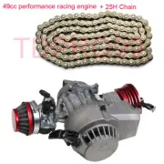 2 Stroke HP Racing Engine Motor 49cc 47cc 50cc Pocket/Quad/Dirt Bike Scooter ATV
