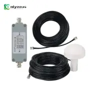 Mushroom Antenna Beidou GPS Timing Antenna w/ Signal Amplifier + Cable