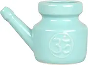 Ceramic Nasal Irrigator for Effective Nose Cleaning - 350ml, Light Blue