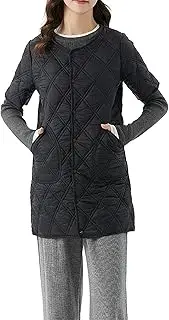 [Generic] Women's Home Jacket Vest Light Packable Casual Short Coat Short Sleeve Quilted Coats with Pockets
