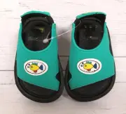 Vintage Y2K Baby Sprockets Fish Sandals Size 1 0 3 M Water Shoes Green Mervyns