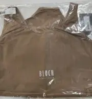 BLOCH Microlux Tank Leotard Small Almond Tan